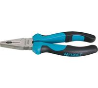 Alicates combinados HAZET 1850M-33 I Filos endurecidos por inducción (dureza: 60 HRC) I Mango ergonómico de 2 componentes I Para cortar materiales con precisión