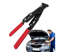 Alicates de abrazadera de manguera automotriz, herramienta de abrazadera de, crimpadora multiusos de liberación rápida para reparación de tubos, refrigerante, calentador de motor, escape y