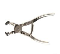 Alicates de abrazadera de manguera con cabezales giratorios y agarre antideslizante para mantenimiento del vehículo, rango de apertura de 0-28 mm