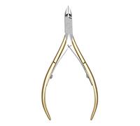 Alicates de acero inoxidable para cortar cutículas de uñas de manos y pies, con cuchilla de 6 mm, para manicura, dorados, D, 501