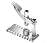 Alicates de acero inoxidable para una fácil apertura de castañas, herramienta robusta para abrir nueces, nueces, nueces, avellanas, diseño ergonómico y resistente para cocina, camping, color plateado