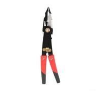 Alicates de alambre eléctrico multifunción con pelacables para cables de cobre y aluminio de 10-20 AWG con abridor de botellas integrado y tamaños de llave de 7-9 mm para electricistas
