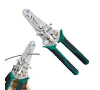 Alicates de alambre, pelacables - Pelacables eléctricos multifuncionales Pelacables Crimper - Herramientas para engarzar cables versátiles para electricistas