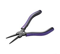 Alicates de apoyo de precisión para impresión 3D con diseño de cabeza plana y herramienta de palanca integrada de acero de aleación cr-v para un modelado limpio sin daños, color lila, 14,7 x 5,8 x 8,9