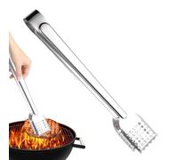 Alicates de barbacoa de cocina, pinzas de cocina de acero inoxidable | Acero inoxidable BBQ Tang Grill Fliptang - Alimentador de alimentos de acero inoxidable para barbacoas, restaurantes, cocinas