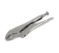 Alicates De Bloqueo Curvados Sealey 185Mm Capacidad 0-38Mm AK6820