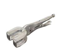 Alicates de bloqueo en forma de C 1 alicate de soldadura tubos metal 9 pulgadas, alicates en forma U, mordaza bloqueo con agarre ajustable, herramientas abrazadera fija(11 inch)