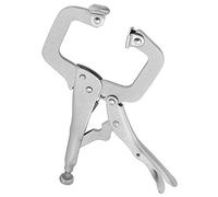 Alicates de Bloqueo en Forma de C, 17,2 X 8,3cm Plateado Aleación de Acero Alicates de Presion, Fijación Profesional para Carpinteros, Mecánicos y Reparadores(BD0040DLQ)