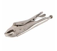 Alicates de bloqueo Mole Grips resistentes ajustables tipo C curvado, alicates de bloqueo automático para tuberías eléctricas mantenimiento del automóvil, negro y rojo (7 pulgadas 175 mm)