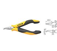 WIHA 26802 - Esd Snipe Nariz Alicates Profesional, curvado, 120 mm