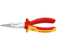 Alicates de boca semirredonda con hojas KNIPEX, 160 mm 2506160