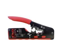 Alicates de cable de red recto a través de crimpadora CAT5/CAT6, conector CAT7 blindado y crimpado, alicates de red F0Y3 estándar