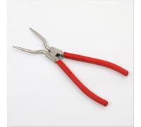 Alicates de clip circular de 11 pulgadas para lavadora, herramienta de extracción de expansión con resorte con acero al carbono galvanizado, mango antideslizante, 280 mm de largo (rojo)