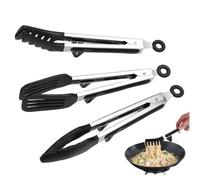 Alicates de cocina para cocina 3 pinzas de cocina resistentes a la | Pinzas de carne con silicona para barbacoa grill picnic camping casa restaurante fiesta buffet al aire libre