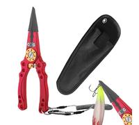 Alicates de con Pinza,Herramienta Desanzueladora Con Tijeras - Alicates para Extraer Anzuelos y Anillas Partidas,para Agua Dulce, Mar, Surf, Trolling, Lance, Camping, Senderismo, Viaje, Exterior