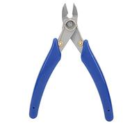 Alicates de corte de alambre diagonales, herramienta manual de hoja afilada y sin costuras antideslizante para operación en espacios pequeños, mango de acero inoxidable de PVC de