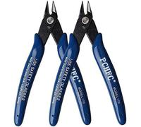 Alicates de corte de precisión, 2pcs Cortador de alambre pequeño cortador de cable de alambre Pinzas de corte de alambre diagonal Alicates pelacables de cable de alambre