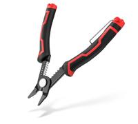 Alicates De Corte Diagonal,3 En 1 Pelacables Para Alambre 20-10 Awg,Pelador De Cables Eléctricos, Alicates De Corte Y Pela Cables De Electricidad Para Trabajos De Precisión