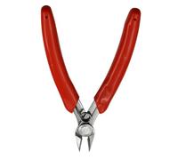Alicates de Corte Lateral de Acero Inoxidable, Mini, Rojos | Mango Antideslizante de Pvc, Portátiles y Multiusos, para Joyería y Cableado en Taller