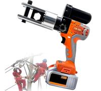 Alicates de crimpado de cables, kit de herramientas de crimpado hidráulicas recargables - 60 kN, terminal eléctrico, terminal de cable, crimpadora de cables, rango de crimpado: 16-300 mm²