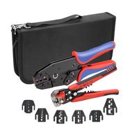 Alicates de crimpado de cambio rápido YFX-03C | for termoencogible/barril abierto/virola/MC2.5/4/6(YFX-03C Y1R 6J kit)