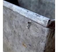 Alicates de crimpado de quilla de acero ligero, crimpadora de pernos de metal de acero de alto carbono para instalación de techo y yeso, mango ergonómico antideslizante de 28 cm, individual