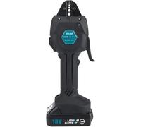 Alicates de crimpado recargables para terminal eléctrico fotovoltaico de prensado en frío, tipo tubo preaislado para uso DIY con 2 baterías (2.0 Ah)