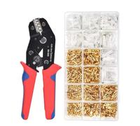 Alicates de crimpado terminales 58 cables, herramienta trinquete for conectores pala hembra/macho y bala, crimpadora(SN-58B 300PCS)