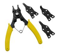 Alicates de de bloqueo - Acero 14x11x1.3cm | Removedor de clip y alicates de 4 en 1 | Herramientas para automóviles, reparación de motores, mecánica, joyería, alambre, manguera