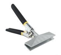 Alicates de doblado de chapa, herramienta de crimpado manual con mango recto y codo, 75 mm y 150 mm de ancho de mandíbula, acero de aleación de cromo vanadio para marco de acero ligero (C)