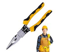 Alicates de electricista, pelacables | Alicates para prensar portátil,Pinza multiherramienta, pelador de alambre, alicates de punta cónica para pelar cables eléctricos