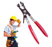 Alicates de enchufe eléctrico, diseño recto para mangueras de coche, herramienta de extracción para reparación de vehículos en tanques, filtros de aire, radiadores