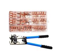 Alicates de engarzado hexagonales manuales HX-50B con matrices intercambiables, 6-50 mm², for terminales grandes(Dark blue)