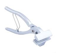 Alicates de estiramiento de lona de aleación con mango de resorte para barras de estiramiento de artistas, rojo/negro/plateado, 1 paquete (6 cm)