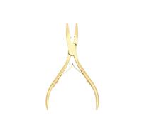 Alicates De Extensión De Pelo Kit de herramientas alicates aplicación extensiones cabello microanillo profesional for cierre cuentas Micro enlace(Glod)