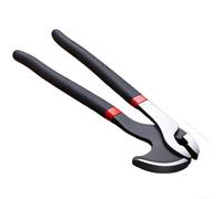 Alicates de extracción de clavos resistentes, pelacables de acero al carbono con mango ergonómico antideslizante, herramienta de mano multifuncional para uso doméstico e industrial