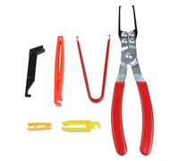 Alicates de extracción de relé de punta angular con extractor de fusibles para trabajar alrededor de arneses de cableado y módulos de control