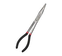 Alicates de largo alcance: alicates de nariz punteada de acero al carbono con múltiples articulaciones, herramientas de reparación multifuncionales para la industria, 11in/16in Adawd