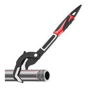 Alicates de llave de tubo, alicates de tubería, llave inglesa de fontanero, acero de alto carbono, herramienta de fontanero, mango antideslizante para instalaciones de tuberías de agua, tuercas