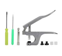 Alicates de mano Herramientas de instalación de accesorios de cuero Aluminio para botón a presión de resina plástica