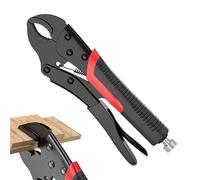 Alicates de mordaza curvada - Llave de pinza de 25 cm, herramienta con mango ajustable | Equipo de reparación resistente para el mantenimiento de bicicletas, talleres de coche, herramientas de mano