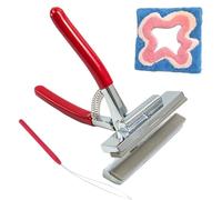Alicates de para tela copetuda, alicates de estiramiento de , alicates de metal con mango de retorno de resorte, abrazadera de estiramiento para pintura al óleo artística, marco de