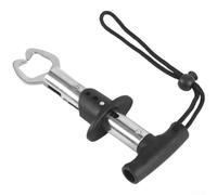 Alicates de pesca profesionales de acero inoxidable - Agarre de pescado con una sola mano con cuchillas de carburo - Herramienta de pesca de agua salada de larga duración de 15,5 cm (A)