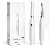 Alicates de pestañas calefactables,ToUCHBeauty Calentadores de pestañas eléctrico USB recargable cepillo de pestañas de silicona con 3 modos de temperatura para pestañas curvas AG-1859WDE