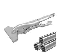Alicates de plegado de 10 pulgadas, alicates plegables, alicates para doblar metálica, herramienta de doblado manual para metal, para doblar y alisar chapas