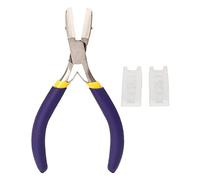 Alicates de Punta Plana, Alicates de Acero al Carbono con Mandíbula de Nylon, Herramientas de Precisión para Fabricación de Joyas, Manualidades y Reparaciones Detalladas