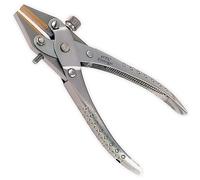 Alicates de punta plana de acción paralela con mandíbulas de latón ajustables, ópticos, herramientas de fabricación de joyas, herramientas de arte y manualidades, ideas de regalo, 170 mm PTL®