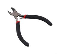 Alicates de punta plana doblada con extremo redondo lateral para corte de precisión y agarre de componentes pequeños (D)