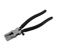 Alicates de punta plana para hacer joyas, herramienta de doblado de alambre ajustable con largo alcance, herramienta manual de acero de alto carbono para manualidades y reparaciones de alambre (rojo)