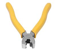 Alicates de rebordeado de acero inoxidable de 7,9 pulgadas, alicates triangulares de costura en ángulo recto con mango antideslizante para doblar metal, ancho máximo de corte de